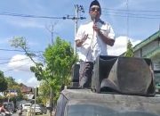 Ratusan Warga Kab. Muna Gelar Aksi Damai Beri Dukungan Moril kepada LM. Rusman Emba