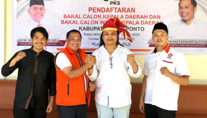 Kembalikan Formulir, Maysir Yulanwar Satukan Misi dengan Ketua DPC PKS Jeneponto