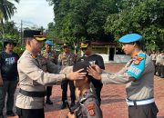 Kapolres Enrekang Pimpin Upacara Pembinaan Tradisi dan Orientasi Bintara Remaja