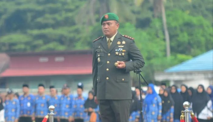Dandim 1419/Enrekang Sebagai Inspektur Upacara Pada Pelaksanaan Upacara Hari Kelahiran Pancasila
