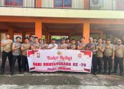 Polres Enrekang Gelar Bakti Religi Bersihkan Sejumlah Tempat Ibadah di Wilayah Hukumnya