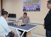 Meriahkan Hari Ulang Tahun Bhayangkara ke-78, Kapolres Gowa Resmi Buka Pertandingan Catur