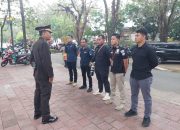 Kasubsi PIDM Polres Gowa Berikan Arahan Sebelum Upacara HUT Bhayangkara ke-78