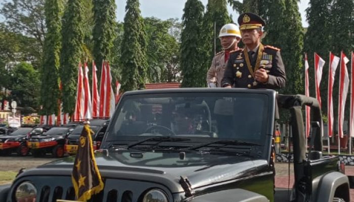 Kapolda Sulsel Pimpin Upacara Hut Bhayangkara Ke 78.