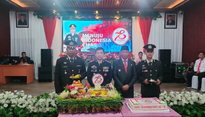 Polres Enrekang Laksanakan Syukuran Dalam Rangka Hari Bhayangkara Ke-78