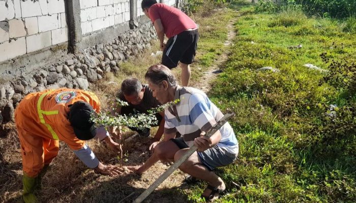 Ciptakan Ruang Terbuka Hijau, Danramil 1408-12/Tamalanrea Ajak Masyarakat Bersinergi Menjaga Lingkungan