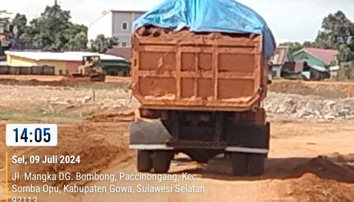 Warga Panggentungan Stop Sementara Penimbunan Citra Garden Kabupaten Gowa”