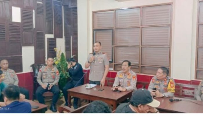 Kapolres Pelabuhan Makassar Gelar Coffee Morning