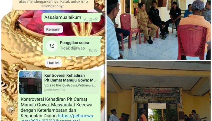 Plt Kepala Camat Manuju Gowa Abaikan Permintaan Konfirmasi Media ini”
