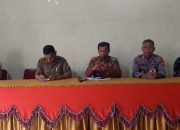 Sambut HUT RI Ke-79, Kapolsek Alla Hadiri Rapat Koordinasi Tingkat Kecamatan Baroko