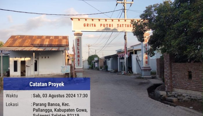 Perumahan Subsidi GRIYA PUTRI TATTAKANG Gowa: Periksa LEGALITASNYA.