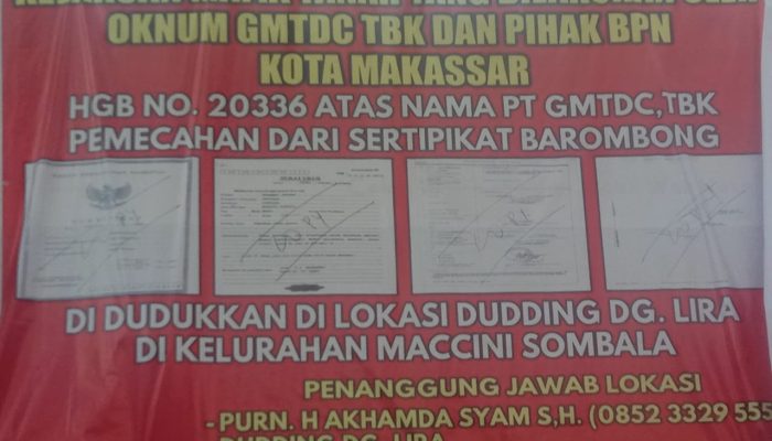 Dudding Dg Lira Merasa Resah Oleh Oknum Mafia Tanah Yang Ingin Menguasai Lahan nya.