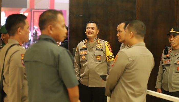 Pengamanan Ketat Personel Gabungan di Debat Terbuka Paslon Bupati dan Wakil Bupati Gowa Pilkada 2024