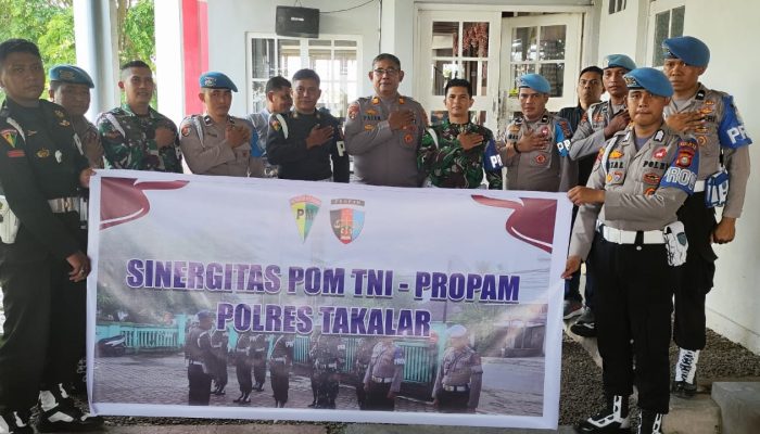 Sinergitas Sie Propam Polres Takalar Bersama Subden POM Wujudkan Netralitas untuk Pilkada Damai