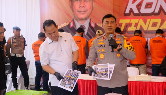 Kapolda Sulsel Pimpin Press Release Penanganan Kasus Tindak Pidana Korupsi di Sulawesi Selatan
