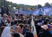 kampanye Akbar Ucu-Iwan Di Baraka Menyedot Puluhan Ribu Massa,Polisi Kewalahan Atur Lalu Lintas