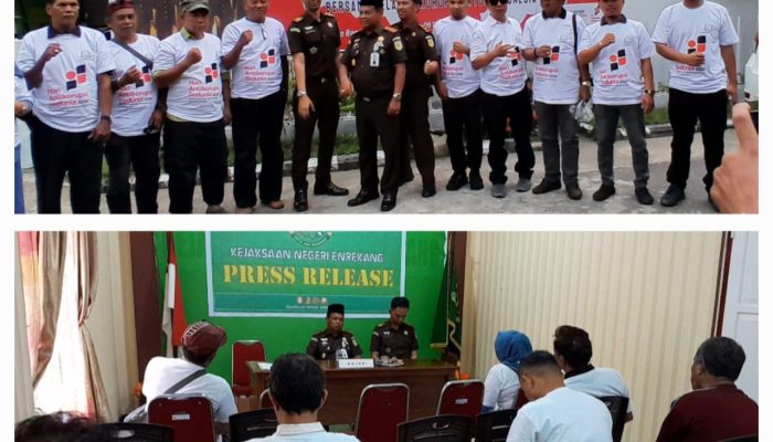 Kejaksaan Negeri Enrekang Gelar Press Release Bersama Wartawan Peringati HAKORDIA ke-53