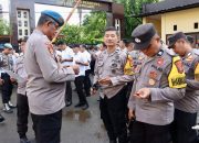 Sie Propam Polres Takalar Lakukan Pemeriksaan dan Pengecekan Senpi Dinas Polri