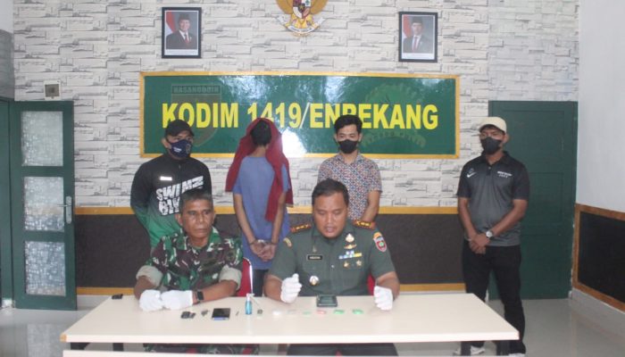 Aksi Heroik Anggota Intel Kodim 1419/Enrekang, Ringkus Pemakai dan Pengedar Narkoba Beserta Barang Bukti