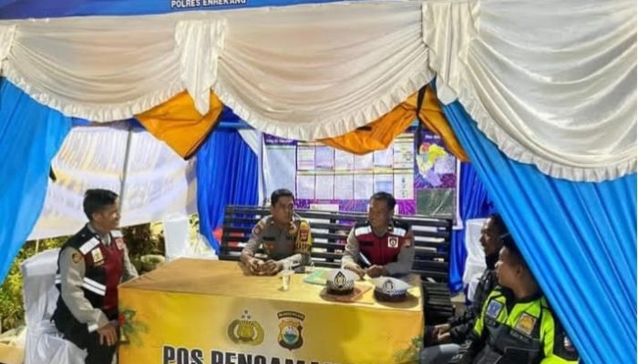 Wakapolres Enrekang Pantau Langsung Operasi Lilin 2024: Pastikan Keamanan dan Kenyamanan Masyarakat Selama Libur Nataru