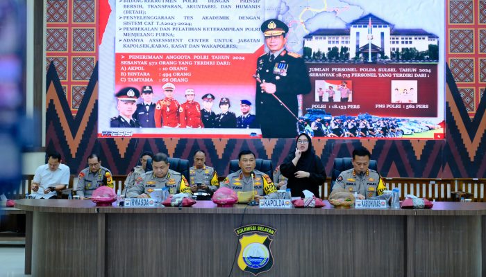 Press Release Akhir Tahun 2024, Kapolda Sulsel Paparkan Ungkapan Kasus Hingga Prestasi