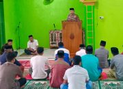 Kapolsek Polsel Ajak Warga Jaga Kamtibmas Pasca Pilkada Dan Waspada Bencana Alam Dalam Safari Jumat