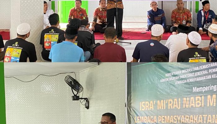 Ratusan Warga Binaan Lapas Bulukumba Gelar Pengajian dan Peringati Isra Mikraj Bersama Dai Muda