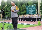 Kapolda Sulsel Pimpin Apel Pagi dan Beri Arahan kepada Personel Polda Sulsel