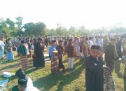 Ribuan Jamaah Padati Lapangan Hj. Ampang untuk Melaksanakan Sholat  Idul Adha 2026 Meliputi Warga dari Dua Desa