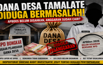 Dana Desa Tamalate Disorot, APBDes Diduga Tak Pernah Disepakati Namun Anggaran Sudah Cair