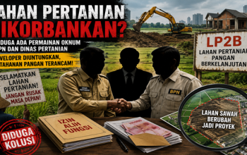 BPN dan Dinas Pertanian Diduga Tutup Mata, Lahan Produktif Terus Beralih Fungsi