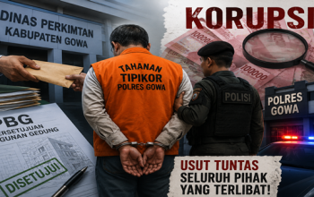 Tak Cukup Kadis Ditahan, Poros Rakyat Minta Tipikor Polres Gowa Usut Kaki Tangan Kasus PBG
