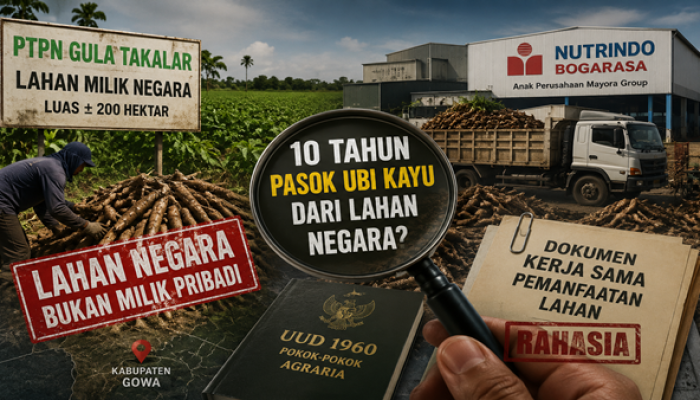 Poros Rakyat Indonesia Desak Pembukaan Dokumen Kerja Sama Lahan Negara di Takalar