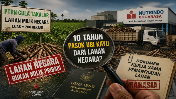 Poros Rakyat Indonesia Desak Pembukaan Dokumen Kerja Sama Lahan Negara di Takalar