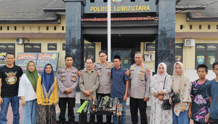 Kades Munte-Karondang Dorong Perdamaian, 60 Pucuk Senjata Diserahkan Sukarela