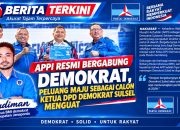 APPI RESMI BERGABUNG DEMOKRAT, PELUANG MAJU SEBAGAI CALON KETUA DPD DEMOKRAT SULSEL MENGUAT